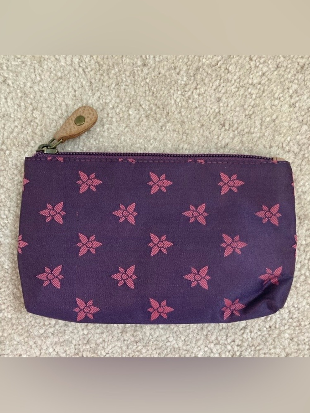 Anuschka Mini Zippered Makeup Bag Pocket Pouch